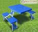 New Portable Folding Picnic Table W/ Case Outdoor Park Table