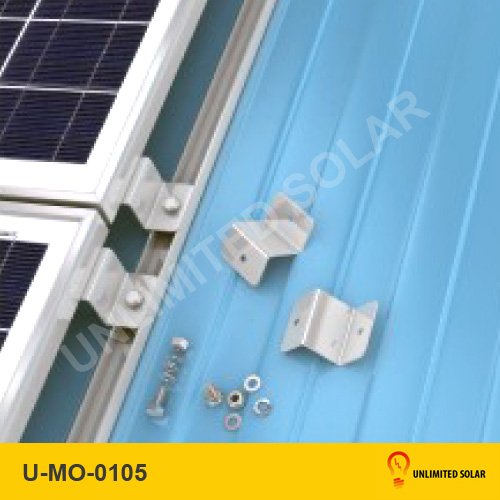 Solar Panel Z-style Universal Flat Roof Mounting Kit - Small Version