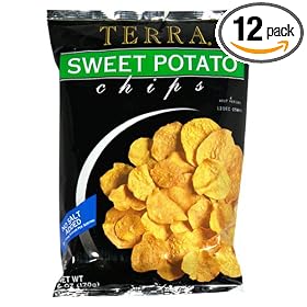 Terra Yukon Gold Potato Chips, Salt & Pepper, 5-Ounce Bags (Pack of 12)