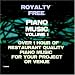 ROYALTY FREE* PIANO MUSIC VOLUME 1 [CD on Demand]