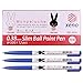 Xeno Shinzi Katoh Mon Peluche 0.38 Mm Slim Ball Point Pen Box (Pack of 12) Blue Ink