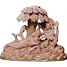 Lord Shiva and Parwati Stone Religious Statue (sos320)