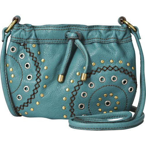 Fossil Winslet Studded Mini Bag (Turquoise)