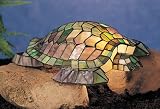 Meyda Tiffany 10331 One Light Turtle Accent Lamp - Beige Tiffany Finish