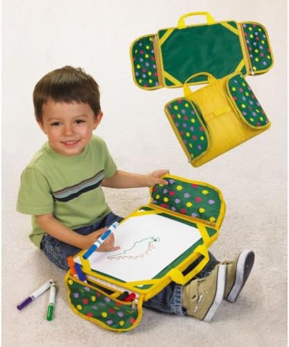 On the Go Art Lap Desk, Kids Tabletop Easel Art Craft Drawing Tablet