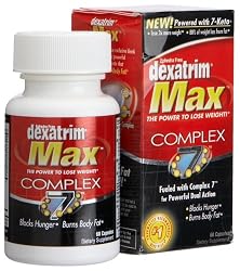 Dexatrim  Max Comple-7, Capsules, 60-Count Bottle