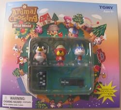 Animal Crossing Wild World Very Small 1" 3 pack Aurora, Pascal, Rover