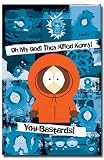 South Park (Oh My God! They Killed Kenny!) White Wood-Mounted TV Poster Print - 24