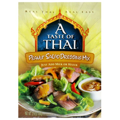 A Taste of Thai Peanut Salad Dressing Mix, 2.9-Ounce Packets (Pack of 12) by Salad Dressings