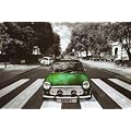 Empire 335234 Black und White - Abbey Road - Mini Cooper colourlite Poster 91.5 x 61  cm