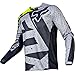 Fox Racing 180 Nirv Men's Off-Road Motorcycle Jerseys - Grey/Yellow