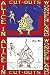 Art Poster, Alice in Wonderland: Father William Balances an Eel - Color Me! - 18.75 x 27.5
