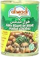 Al Wadi Foul Moudammas - Fava Beans in Brine- Egyptian Recipe (Cumin), 14-Ounce (Pack of 12)