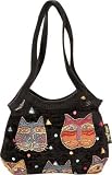 Laurel Burch Feline Faces Mini Scoop Purse