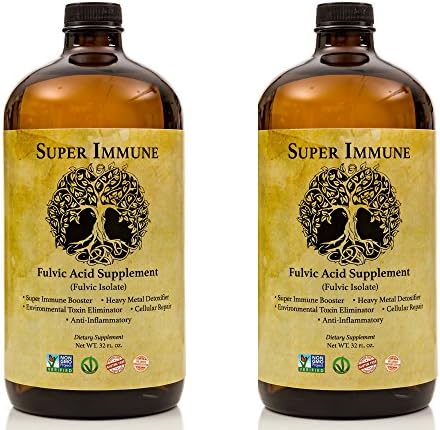 Purified Fulvic Acid Supplement 2 pack *Naturally Detoxify &amp; Boost Immunity* Powerful Antioxidant