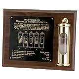 E.S. Sorensen Brass Stormglass Weather Change Predictor with 8