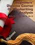 Beginners' Diploma Course of Handwriting Analysis