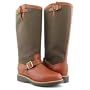 CHIPPEWA L23913 17" Viper Cloth Snake Brown Womens SZ 9