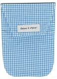 Diapees and Wipees Accessory Bag - Blue Gingham