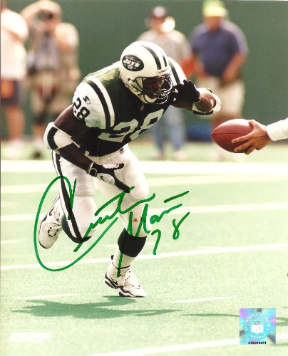CURTIS MARTIN,NEW YORK JETS,PITT,SIGNED,AUTOGRAPHED,8X10 PHOTO,COA, RARE HARD PHOTO TO FIND