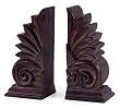 Pack of 2 Classical Greek Acanthus Wooden Bookends