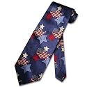 USA Stars & Maps SILK Neck Tie American Flag Men's NeckTie USA