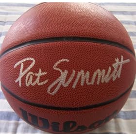 Pat Summitt (Tennessee) autographed Wilson NCAA basketball