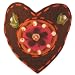 Vanity Hair Felt Barrettes - Fall Heart