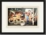 Black Framed/Matted Print 17x23, Puck Magazine: Stalwart Stupidity