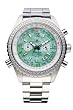 Abingdon - Aviatrix Collection: Jackie Stainless Steel Women's Watch with Seaplane Green Dial