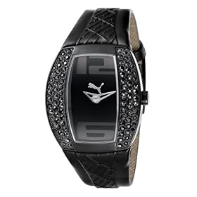 Click here to buy Puma WoMens Active Collection Vitality Black Jeweled Watch #PU101172001 by Puma.