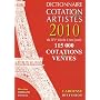Dictionnaire Cotation des artistes 2010