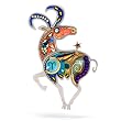 Fiery Aries the Ram Zodiac Pin #0901