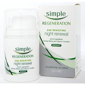 Simple Regeneration Age Resisting Night Renewal Cream 50ml
