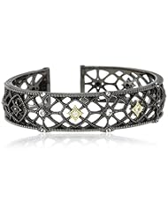 Judith Ripka "Dark Nite" Medium Width Dark Nite Cuff Bracelet