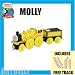 Molly with Free Track from Thomas the Tank Engine and Friends Wooden Railway Train System
