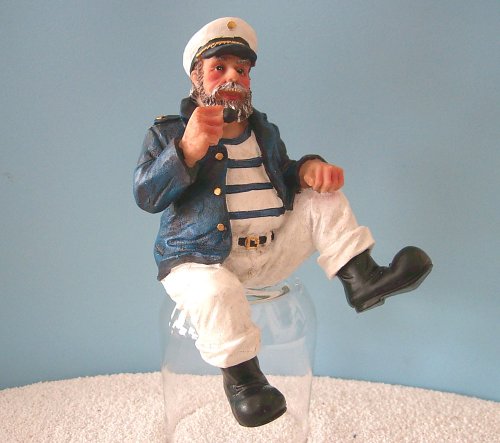 Kantenhocker Matrose 15cm Polyraisin handbemalt