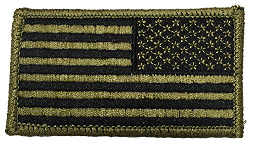 USA Flag Reverse Facing Multicam Patch (With Velcro)