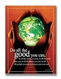 All the Good Motivational Laminated Poster, Inspirational Art Print