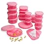 Superseal 48 Piece Food Saver Set, Pretty Pink