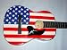 WILLIE NELSON Autographed Signed USA FLAG Guitar PROOF