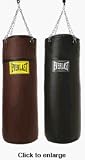 Everlast Super Leather Training Bag - 100 LBS