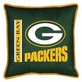 Green Bay Packers Throw Bed Pillow 17 x 17