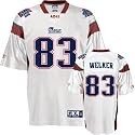 Wes Welker Jersey: Reebok White Replica #83 New England Patriots Jersey