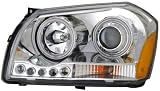 Anzo USA 121219 Dodge Magnum Chrome Clear Projectors Headlight Assembly - (Sold in Pairs)