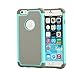 iPhone 6 Case, oneCase™ iPhone 6 4.7 Case Dual Layer Rugged Heavy Duty Impact Matte Armor Defender Hard Hybrid Shock Absorbing Case Cover for Apple iPhone 6 4.7 Inch With Screen Protector (2in1-Green/Grey)