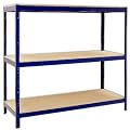 Fachbodenregal TURUL 315B - Schwerlastregal 600 mm tief in blau