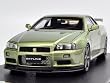 hpi 1/43 Nissan Skyline GT-R V-spec II Nur R34 Millennlum Jade