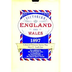 Victorian England and Wales 1897 Coloured Ordnance Survey Map Sheet 9: South East (Victorian Maps, England and Wales 1897)