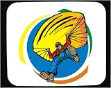 51BUHZK5daL. SL160  Decorated Mouse Pad with adventurer, parachuter, fly, flight, parachute, parachute jumper, skyman, jumper, parachutist